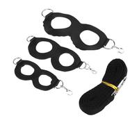 Hamster Traction Rope | PU Leather Small Animal Walking Rope 1.5m, Harness + Set with S M L Holsters for Sugar Glider Reptile Chinchilla, Training Accessory for Outdoor Walking