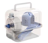 Hamster Travel Cage, Portador de hámster,Caso Transparente saliente de Conejito - Carrera de Transporte Ligero Jaula de hámster para Salir, Viajar