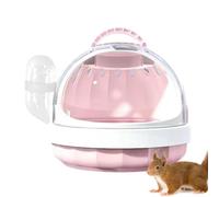 Hamster Travel Carrier, Portable Pet Carrier Bag, Panoramic Bag For Guinea Hog, Travel Carrier For Hamster, Detachable Water Bottle Carrier, Small Animal Travel Carrier