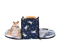 Hamster Travel Carrier, Small Animal Carrier | Caso de Transporte de Viento del Transportador de Erizo,Paquete Portage Pack con Fondo sin Deslizamiento para Chinchillas de Ratón