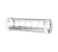 Hamster Tubes - Clear PP Cage Tunnel Track, Transparent Pet Tube, Straight Curved Habitat Connector, Small Animal Play Tunnel | Expandable Hamster Cage Tube System For Gerbil Mouse Habitat