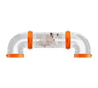 Hamster Tunnel, Small Animal Exercise Pipe, Modular Playground Tube House Hamsters, Gerbils & Other Small Pets, Strong and Fun Habitat Expansion for Active Play