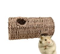 Hamster Tunnel Toys - 170g Paper Rope Hamster Cage Tunnels | 7.68x3.74 Inches Chew-Resistant Interactive Safe Exercise Stimulation Cage Enrichment For Small Pet Indoor Activity Fun
