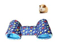 Hamster Tunnel | Washable Polyester and PP Cotton Small Animal Hideaway 51x17x15cm 145g | Anti-Slip Play and Rest Tube for Bunny, Hamster, Ferret, Chinchilla Cage Enrichment | Soft Pet Nest Toy f