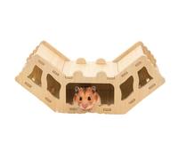 Hamster Tunnel Wooden Underground Burrow Exploration Toy