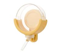 Hamster Water Bottle - 150ml Magnetic Drinking Dispenser | Clear Reservoir with Steel Ball Bearing & Vacuum Seal Cap for Cage, Tank, Gerbil and Chinchilla