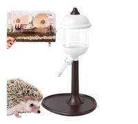 Hamster Water Bottle, Bottle No-Drip Feeder, 9,29 pulgadas Compact , Waterer Drinker for Gerbil Bunny Mice Ferret Squirrel Small Animal, Playpen, White