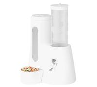 Hamster Water Bottle, Bunny Waters Dispenser with Food Container, Leak Proof Feeder, 6,3 x 5,12 x 4,33 pulgadas, portátil compacto ideal para animales pequeños como Hedgehog, Mice, y Bunny