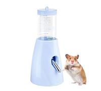 Hamster Water Bottle, Leak-Proof Drinker, 6.69x3.15x3.15 Inches Cage Watering Station with Stand, Open-Bottom Dispenser for Gerbil Bunny Hedgehog Squirrel, Home, Pet Habitat