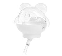 Hamster Water Bottle, Magnetic No-Drip Dispenser, 220ml Small Animal Drinker, Cage-Mount Feeder, Cage Feeding Accessories for Gerbil, Bunny, Mice, Hedgehog, 3.94x3.43x5.12 Inches