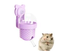 Hamster Water Bottle, No-Drip Small Pet Cage Dispenser, Leak-Proof Drink Bottle, Pet Supplies for Guinea Pigs, Chinchillas, Bunnies, Hedgehogs, Easy to Use, 2.48x3.07x4.89 pulgadas