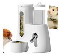 Hamster Water Dispenser - Automatic Hamster Water Bottle For Cages | 2-in-1 Food and Drink Dispenser | Leak-Proof WaterDispenser For Hamsters, Mice, Gerbils, Chinchillas & Small Animals