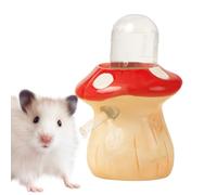 Hamster Water Dispenser - Leak Proof Mushroom Shape | Ceramic Gerbil Water Bottle with 60ml Capacity For Chinchilla Balcony Cage Apartment Living Room Shelter Small Pet Hydration
