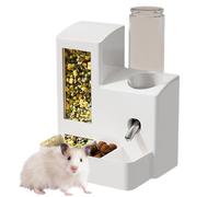 Hamster Water Dispenser - PP Poliestireno 80ml 120ml | Spill Proof Snack Alimentador para pequeñas Pets | Leak Resistant Drinking Bottle for Guinea Pig, Gerbil, Hedgehog in Indoor and Outdoor Jaulas