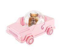 Hamster Wheel, Car Shape Small Pet Exercise Toy, Silent Running Gerbil Wheel for Dwarf Hamster and Chinchilla, for Cage Enrichment Stress Relief Playtime Home Pet Habitat Decor