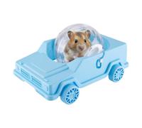 Hamster Wheel - Car Shape Small Pet Running Toy for Dwarf Hamster, Gerbil, and Chinchilla with Smooth Quiet Motion, Exercise Wheel for Cage Enrichment, Home Play, and Stress Relief Fun