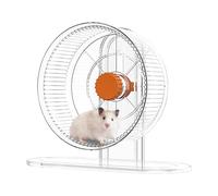 Hamster Wheel - Rueda pequeña para ejercicios de animales con soporte estable | Running Wheil | Quiet Jogging Wheell for Hamsters, Gerbils, Mice & Small Pets, Durable Non-Slip, Easy Cle