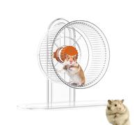 Hamster Wheel - Rueda pequeña para ejercicios de animales con soporte estable | Running Wheil | Quiet Jogging Wheell for Hamsters, Gerbils, Mice & Small Pets, Durable Non-Slip, Easy Cle