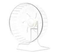 Hamster Wheel Silent Transparent Rotary Running Spinner with Stand