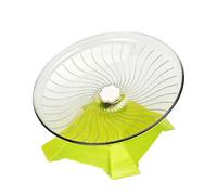 Hamster Wheel - Small Animal Exercise Wheel | 24x24x14cm PP Silent Wheels with Compact Build, 300g Lightweight Toy with Stable Design, Pet Training Accessory for Chinchilla Gerbil Hedgehog