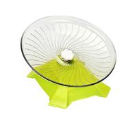 Hamster Wheel - Small Pet Activity Toy for Daily Movement | Smooth Flexible Spinner with Silent Rotation Design, Compact Cage Fitness Accessory for Gerbil Hedgehog Reptile Habitat