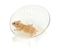 Hamster Wheel - Small Pet Activity Toy for Daily Movement | Smooth Flexible Spinner with Silent Rotation Design, Compact Cage Fitness Accessory for Gerbil Hedgehog Reptile Habitat