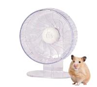 Hamster Wheels - Silent Rotary Running Accessories | Adjustable Height Dwarf Hamster Wheel with PP Acrylic Build, Compact 21x18x12cm Design for Bunny Glider Mouse Mice Gerbil Pet Enrichment