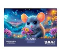 Hamster Wonderland Puzzle 1000 Piezas: desafío Imposible, Juguete descompresivo, Familiar, Fantasy Raton, Regalo Familiar, 38x26cm.
