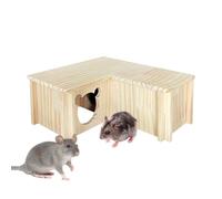 Hamsterhaus aus - 3-Zimmer-Tunnel für große Kleintiere, Spielzeug Zum Erkunden Von Spielzeug - Kleintier-Tunnelspielzeug, Kammerlabyrinth, Hamsterversteck für Hamster, Rennmäuse, Mäuse, Lemminge