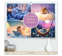 Hamster's Bedtime Calendar - Twelve magical dream worlds (High Quality Premium Wall Calendar 2027 DIN A2 landscape),CALVENDO 12 Month Wall Calendar: An enchanting hamster good night calendar