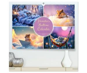 Hamster's Bedtime Calendar - Twelve magical dream worlds (High Quality Premium Wall Calendar 2027 DIN A2 landscape),CALVENDO 12 Month Wall Calendar: An enchanting hamster good night calendar