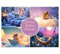 Hamster's Bedtime Calendar - Twelve magical dream worlds (Wall Calendar 2027 DIN A2 landscape), CALVENDO 12 Month Wall Calendar: An enchanting hamster good night calendar