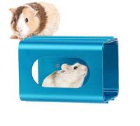 Hamsters Cooling Tunnel, Instant Chill Metal Lair House, 2.76x3.94inches, Space-Saving Cool Nest for Gerbils, Lemmings, Ferrets, Hedgehogs, Dwarf Rabbits, Squirrels, Small Pets