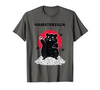 Hamsterzilla Hámster Gigante Kaiju Parodia Camiseta