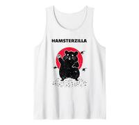Hamsterzilla Hámster Gigante Kaiju Parodia Camiseta sin Mangas