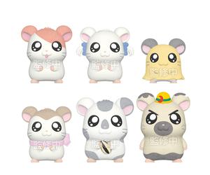 Hamtaro flocked doll 1 unidad aleatoria