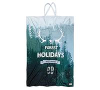 HAMUR HOME 2-en-1 Bolsa-Toalla | Toalla de Playa Grande 100x150 cm con Estampado Forest y Bolsa Práctica | Toalla Piscina y Ligera | Ideal para Viajar | Toalla Playa Hombre