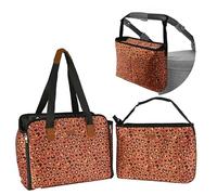 HAMUR HOME Bolso Carro Bebe para Mamás | Organizador y Cambiador 2-en-1 Impermeable | Bolsa Carrito Bebe | Accesorios para Carritos de Bebe | Organizador Carrito Bebe (501 - Estampado de Leopardo)