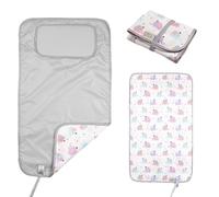 Hamur Home Cambiador Bebé Pañales Portátil Impermeable 40 X 70 Cm Reutilizable Lavable A Máquina para Niños y Niñas (Elephant)