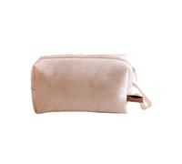 Hamur Home Neceser Viaje Impermeable con Cremallera para Accesorios de Bebé - Neceser Maquillaje para Niños y Mujeres | Bolsa de Aseo 20x12 cm | Niño para Mamás (Beige)