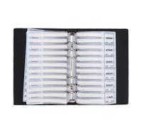 Hamwesh 0603 Libro de Muestra de Inductores, 64 Valores X 50 Piezas Kit Combinado de Resistencias y Condensadores Surtidos SMD, Kit Surtido de Resistencias para Ingenieros, Estudiantes, Pruebas,
