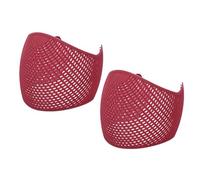 Hamwesh 2 diademas para hijab, elásticas y antideslizantes, ligeras y cómodas, con sujeción segura de secado rápido para mujeres, ideales para el trabajo el deporte. (Color rojo oscuro)