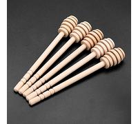 Hamwesh 24 Palitos de Madera para Goteros de Miel, Diseño Ranurado para una Fácil Recolección y Rociado de Miel, con Oblea Multicapa para un Tiempo de Goteo Prolongado, Ideal para Jarabe (16cm)