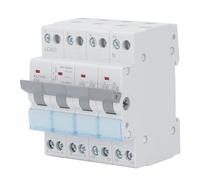 Hamwesh 4P Interruptor Manual de Transferencia, 63A 400VAC, Montaje en | Interruptor de de generador, cubierta retardante de PC, contactos de aleación de plata, riel de 35 mm, energía de respaldo