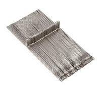 Hamwesh 50 Agujas para Máquina de Tejer de Acero de Alta Dureza para Accesorios de Herramienta de Tejido KR830 KR838 KR850, Rendimiento Estable para Tejedor