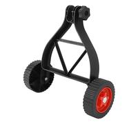 Hamwesh Accesorio de Rueda para Cortadora de Hilo, 35x35cm, Hierro y | Accesorio Weed Wacker, absorción de impactos, ajuste Universal, ligero, para cortar césped y deshierbar, fácil instalación