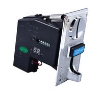 Hamwesh Aceptor de Múltiples Monedas, Selector Electrónico de Monedas de CPU con 6 Tipos de para Mecanismo de Juego de de Máquinas Expendedoras, Lavadora, Equipo Operado por