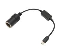 Hamwesh Adaptador de Coche de 5 V USB C a 12 V, Convertidor de Corriente con Protección contra Cortocircuitos para Accesorios Electrónicos de Coche, 11,8 Pulgadas