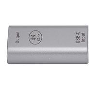 Hamwesh Adaptador de Interfaz Multimedia Tipo C a HD Convertidor de Vídeo 4K 60 Hz para Presentaciones, Enseñanza en el Aula, Noches de Cine en Casa Aleación de Aluminio (#3)