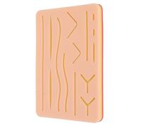 Hamwesh Almohadilla de Práctica de Sutura de Silicona Ligera y Portátil para Modelo de Piel de Formación Médica, Adecuada para Entrenamiento de Sutura, Estudiantes de Medicina y